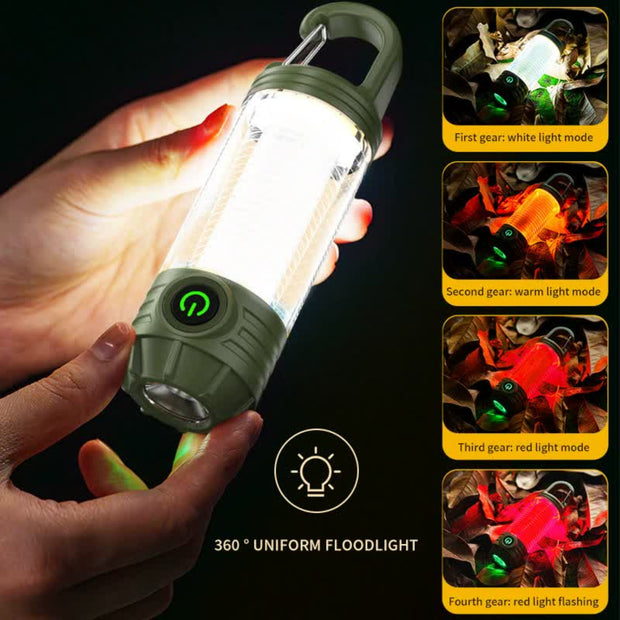 (X2) PORTABLE OUTDOOR CAMPING LIGHTS WITH 6 MODES. IPX4 WATERPROOF - NickAlly