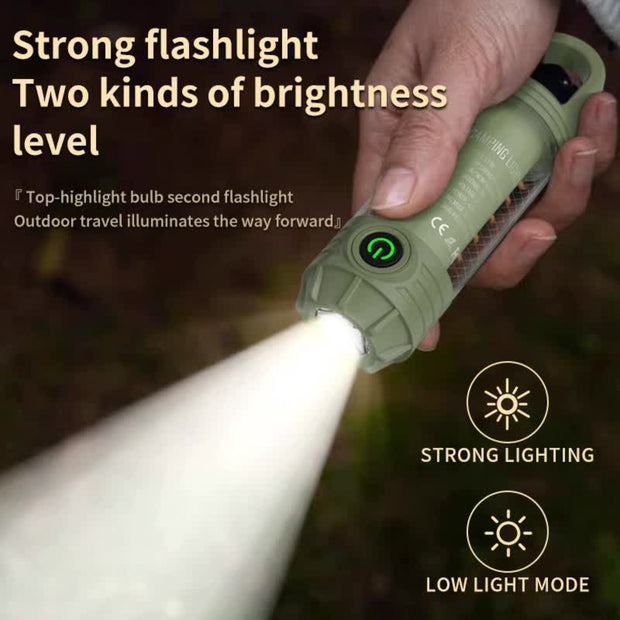 (X2) PORTABLE OUTDOOR CAMPING LIGHTS WITH 6 MODES. IPX4 WATERPROOF - NickAlly