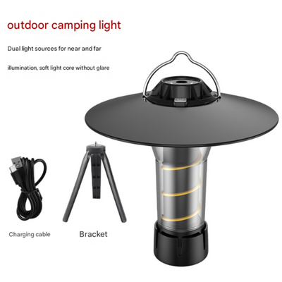 Vintage Lighthouse LED Camping Lantern | 5 - Mode Rechargeable Light with Tripod - NickAlly