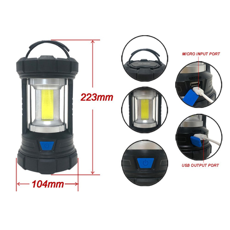 BRILLAR NOMAD 800 COB LED RECHARGEABLE LANTERN - NickAlly