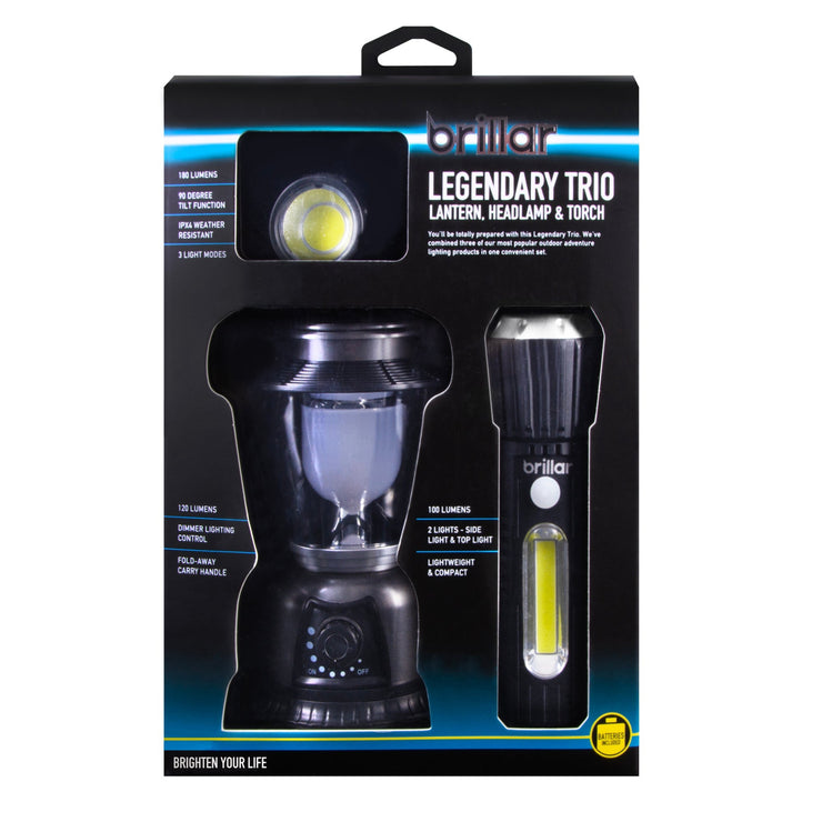 BRILLAR TRIO - TOUCH HEADLAMP AND LANTERN - NickAlly
