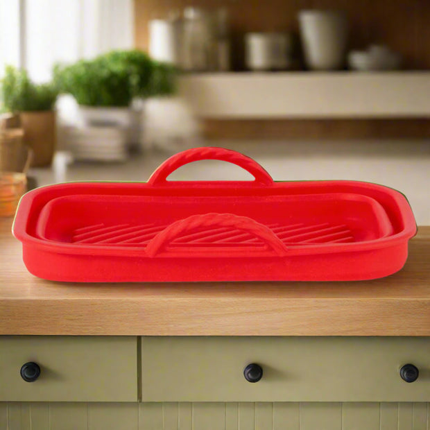 COLLAPSIBLE SILICONE RECTANGLE COOKWARE FOR OVEN/AIR FRYER/MICROWAVE - NickAlly