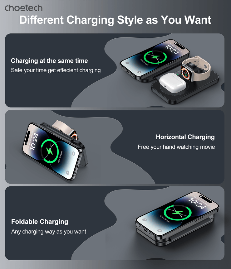 Magnetic Charger Stand for Phone and Watch NickAlly - NickAlly