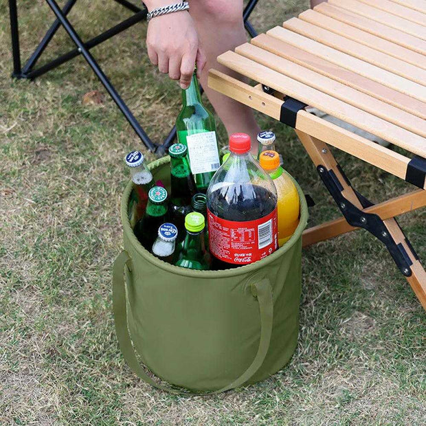 Durable Collapsible Bucket for Camping and Van Life from NickAlly - NickAlly