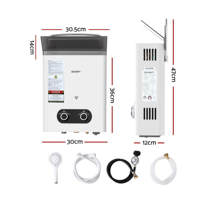 NickAlly Portable Hot Water Heater Shower for Camping - NickAlly