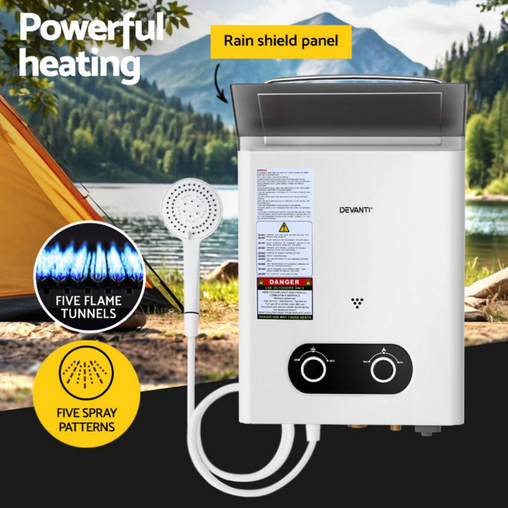 NickAlly Portable Hot Water Heater Shower for Camping - NickAlly
