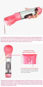 Portable Doggy Water Bottle for Outdoor Pets from NickAlly - NickAlly