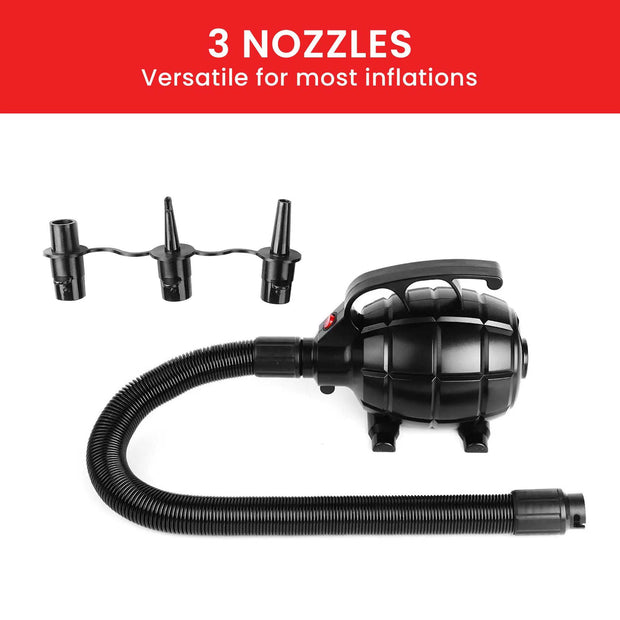 NickAlly Electric Air Pump with Multiple Nozzles for Camping - NickAlly