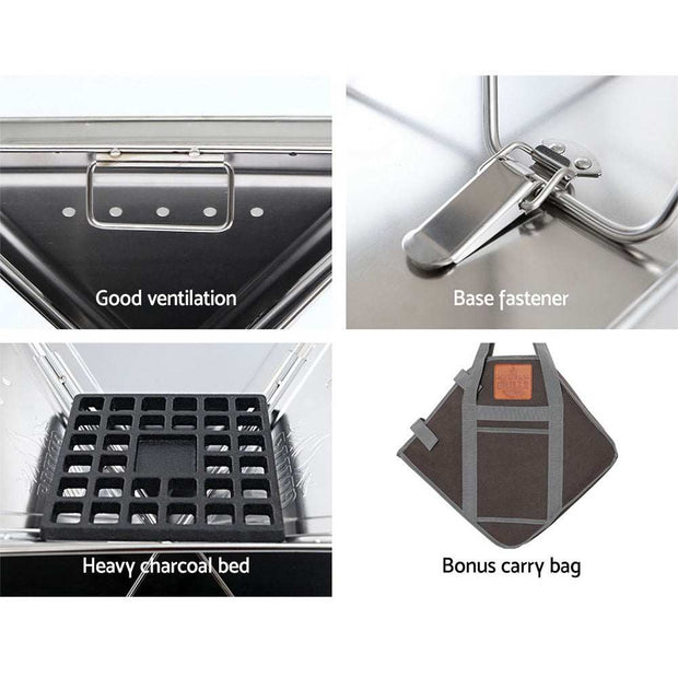 GIANTZ Fire Pit Grill for Outdoor BBQ Fun. Shop NickAlly - NickAlly