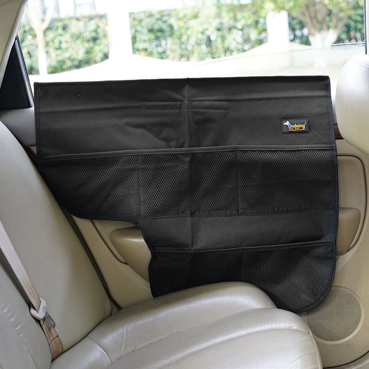 Car Door Protector for Dogs with Mesh Pockets - NickAlly