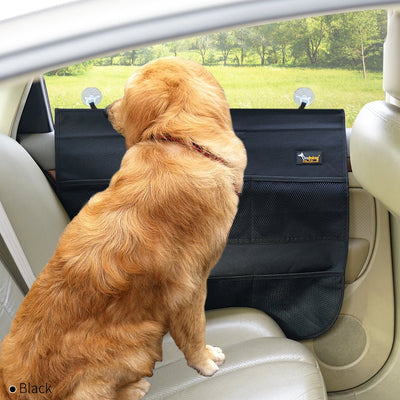 Car Door Protector for Dogs with Mesh Pockets - NickAlly