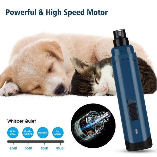 Dog Nail Grinder with Quiet High - Speed Motor - NickAlly