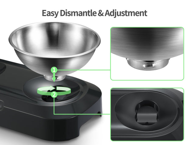 NickAlly Dog Water Bowls Stainless Steel Double Feeder - NickAlly