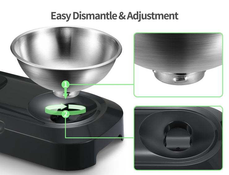 NickAlly Dog Water Bowls Stainless Steel Double Feeder - NickAlly