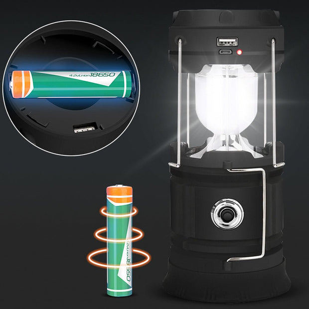 3 - IN - 1 RECHARGEABLE CAMPING LANTERN - NickAlly