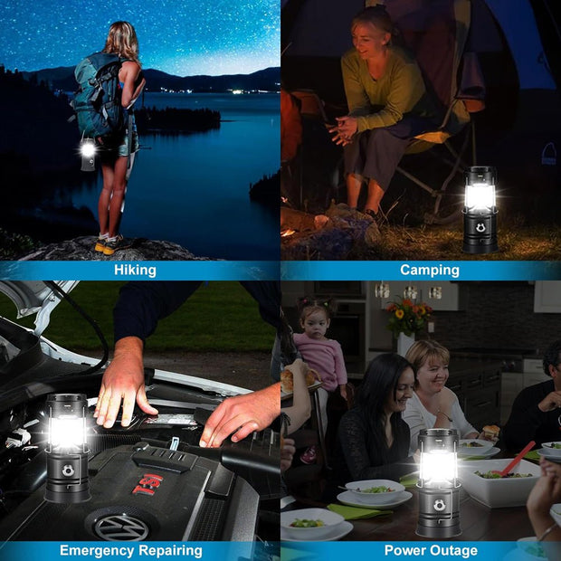 3 - IN - 1 RECHARGEABLE CAMPING LANTERN - NickAlly
