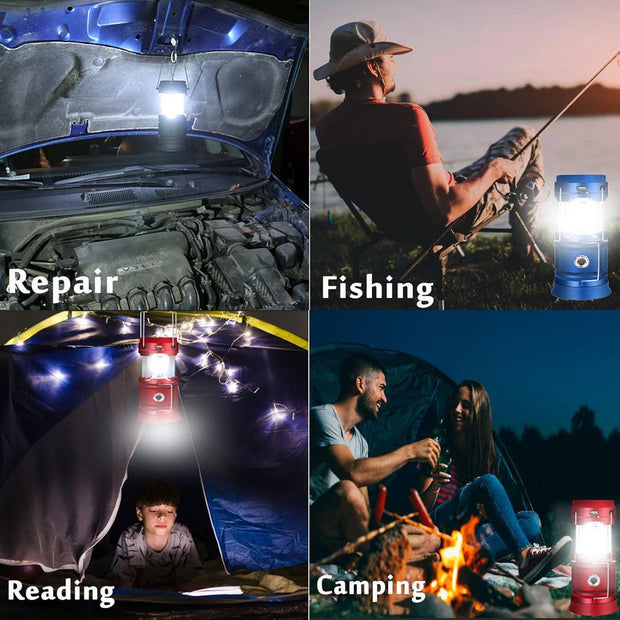 3 - IN - 1 RECHARGEABLE CAMPING LANTERN - NickAlly
