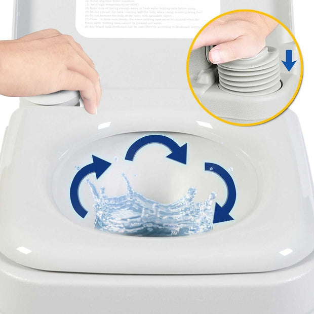 Portable Camping Toilet for RV Adventures - NickAlly