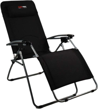 BLACK WOLF Reclining Camping Chair for Ultimate Comfort. Shop NIckAlly - NickAlly