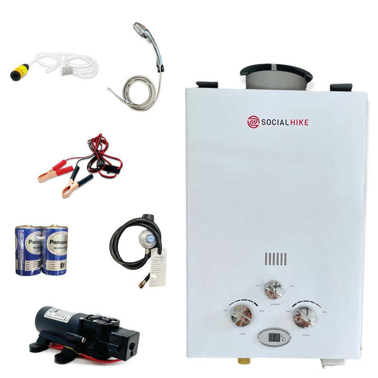 Portable Camping Shower with Heater System. Shop NickAlly - NickAlly
