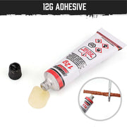 6 - Piece Tyre Repair Kit with T - Handle Tools - NickAlly