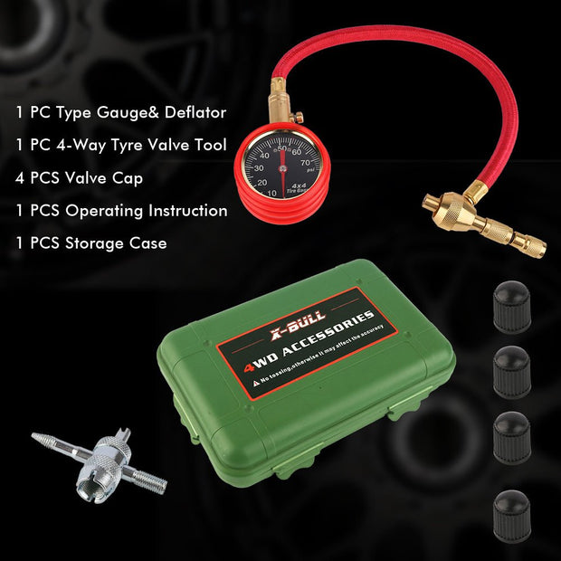 X - BULL Tyre Deflating Kit for Easy RV Tyre Management - NickAlly