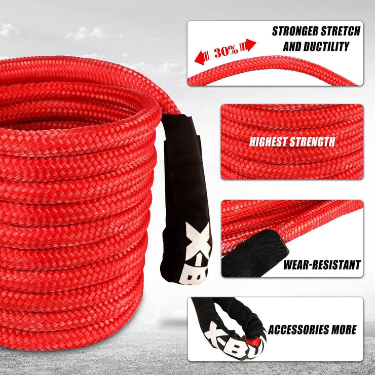 X - BULL 15ft Kinetic Recovery Rope 30000lbs for 4WD Recovery. Shop NickAlly - NickAlly
