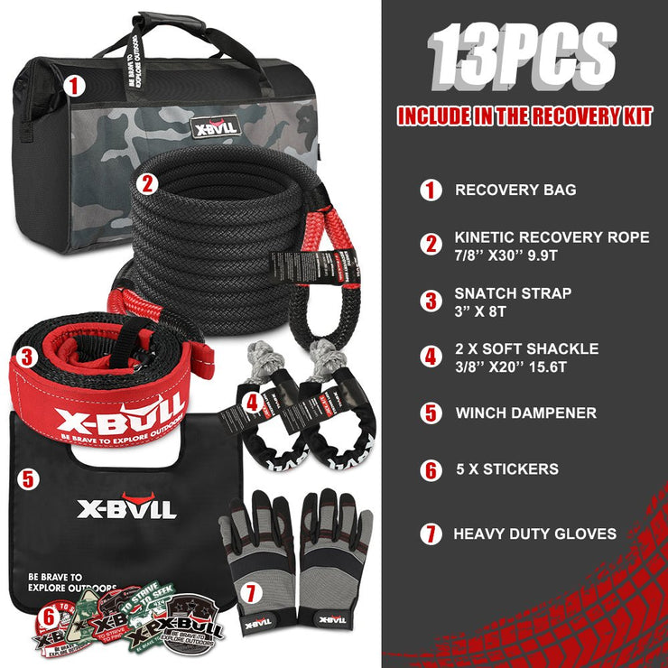 X - BULL Off Road Recovery Gear Kit for 4WD Adventures. Shop NickAlly - NickAlly