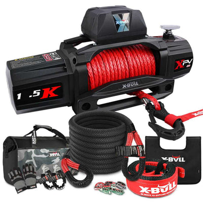 X - Bull Off Road Recovery Gear Kit with Winch - NickAlly
