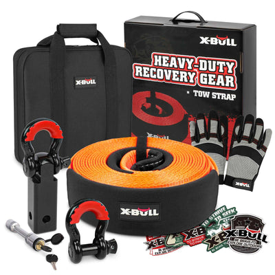 Off Road Recovery Gear Heavy - Duty Tow Strap Kit - NickAlly