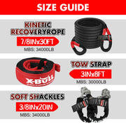 X - Bull Off Road Recovery Gear Kit with Winch - NickAlly