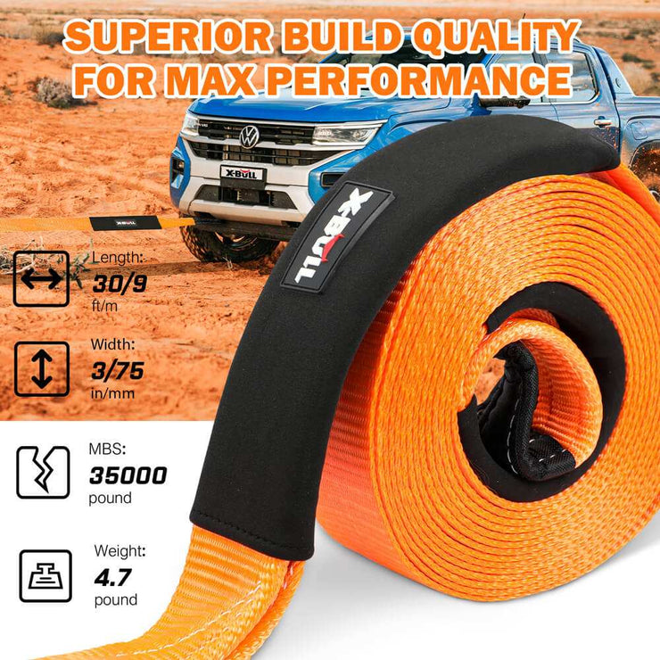 Off Road Recovery Gear Heavy - Duty Tow Strap Kit - NickAlly
