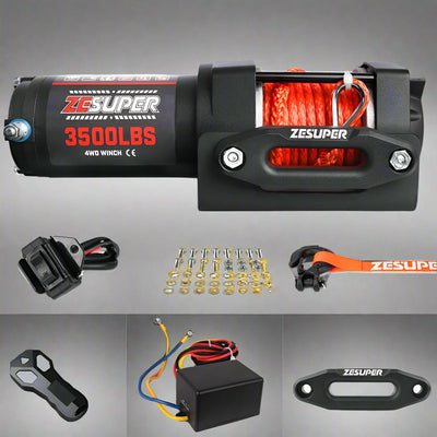 Ze - Super Electric Winch for 4WD Recovery - 3500lbs Capacity. Shop NickAlly - NickAlly
